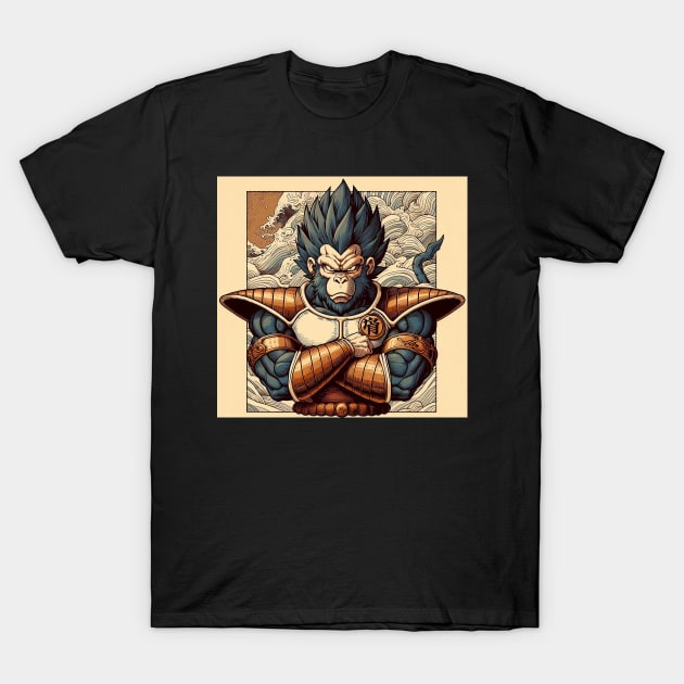 The Great Ape with saiyan armor T-Shirt by q10mark
